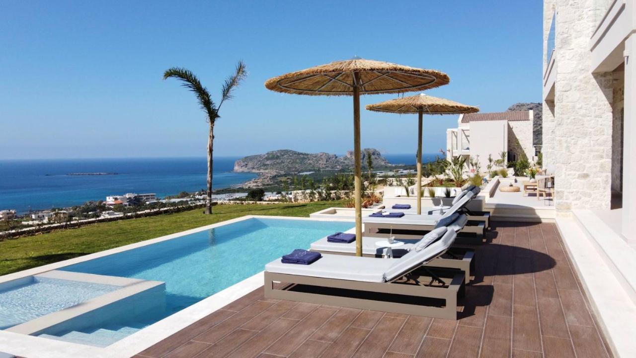 Cielo E Mare Villas I "Free" Heated Pools & Seaview Falasarna Exterior photo