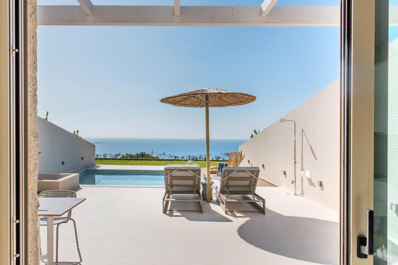Cielo E Mare Villas I "Free" Heated Pools & Seaview Falasarna Exterior photo