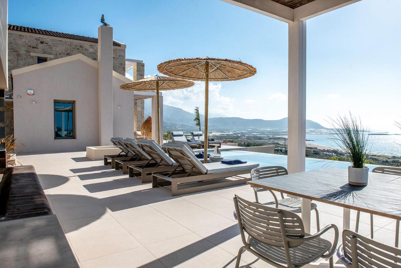 Cielo E Mare Villas I "Free" Heated Pools & Seaview Falasarna Exterior photo
