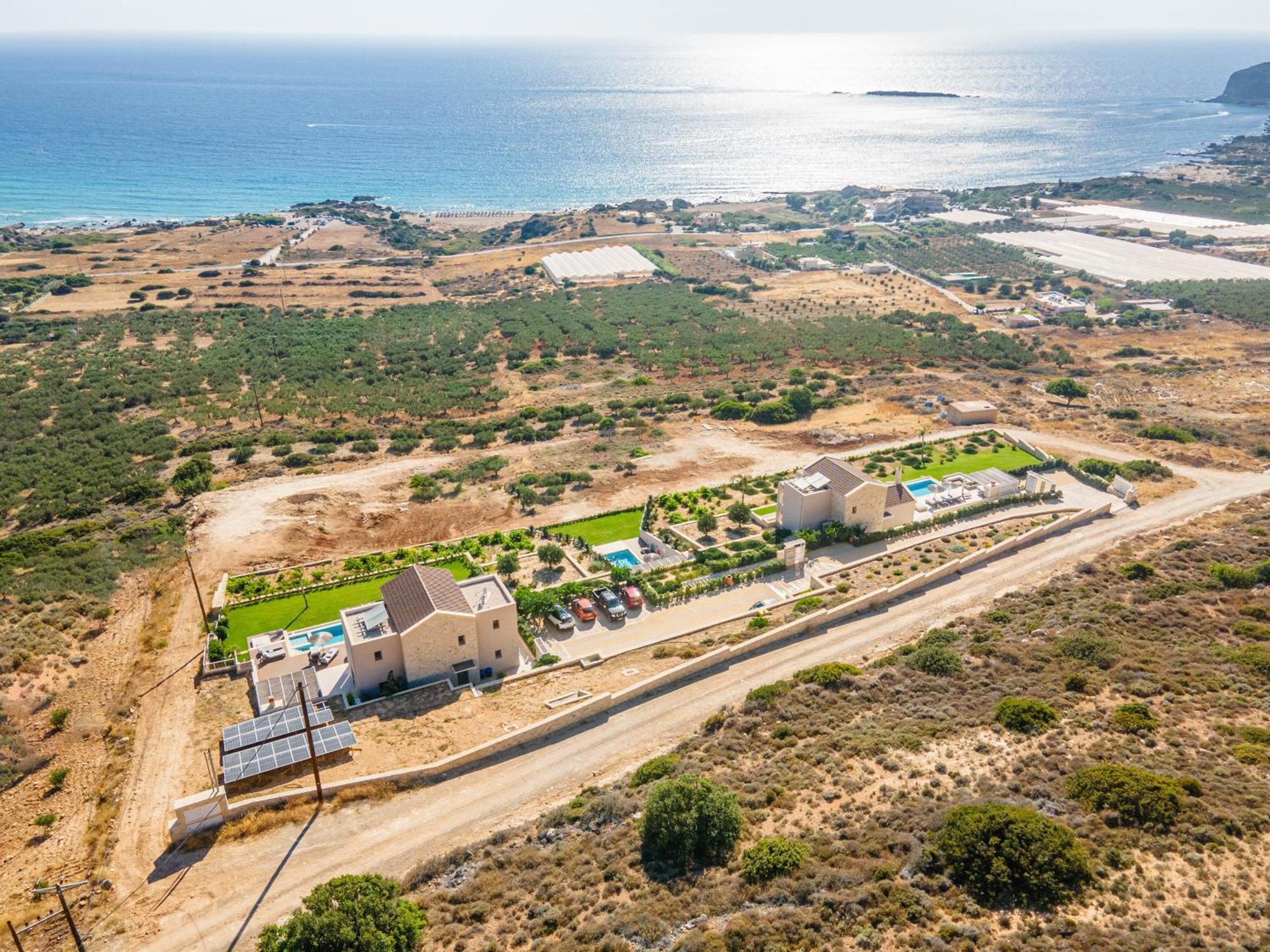 Cielo E Mare Villas I "Free" Heated Pools & Seaview Falasarna Exterior photo